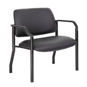 Boss Antimicrobial Guest Chair, 500 lb. weight capacity, B9591AM-BK-500