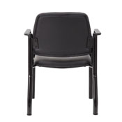 Boss Antimicrobial Guest Chair, 300 lb. weight capacity, B9591AM-BK