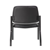 Boss Antimicrobial Armless Guest Chair, 400 lb. weight capacity, B9595AM-BK-400