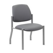 Boss Armless Guest Chair, 300 lb. weight capacity, B9595AM-GY