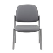 Boss Armless Guest Chair, 300 lb. weight capacity, B9595AM-GY