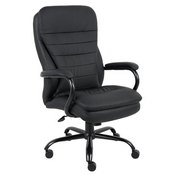 Boss Heavy Duty Double Plush CaressoftPlus Chair - 400 Lbs. in Black, B991-CP