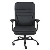 Boss Heavy Duty Double Plush CaressoftPlus Chair - 400 Lbs. in Black, B991-CP