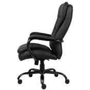 Boss Heavy Duty Double Plush CaressoftPlus Chair - 400 Lbs. in Black, B991-CP