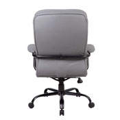 Boss Heavy Duty Double Plush CaressoftPlus Chair - 400 Lbs. in Grey, B991-GY