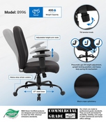 Boss Heavy Duty Task Chair- 400 lbs, B996