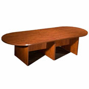 Boss 10Ft Race Track Conference Table - Cherry, N137-C