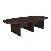 Boss 10Ft Race Track Conference Table - Mocha, N137-MOC