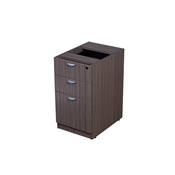 Boss Deluxe Pedestal-Full, Box/Box/File, 15.5W*22D, Driftwood, N166-DW
