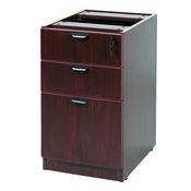 Boss Deluxe Pedestal-Full, Box/Box/File, 15.5W*22D, Mahogany, N166-M