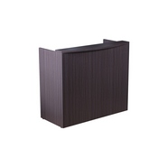 Glazed Reception Desk, 48Wx26Dx41.5H Driftwood, N168-DW