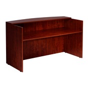 Boss Reception Desk, 71W X 30/36D X 42H, Mahogany, N169-M