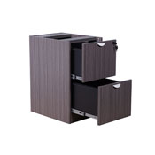 Boss Full Pedestal File/File, Driftwood, N176-DW