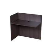 Boss Reception Return Shell, Driftwood 42W*24D, N180-DW