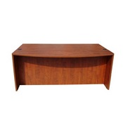 Boss Bow Front Desk Shell, Cherry 71W*36/41