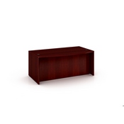 Boss Bow Front Desk Shell, Mahogany 71
