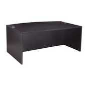Boss Bow Front Desk Shell, Mocha 71