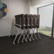 48" Folding Table, Driftwood, NFT4824H-DW