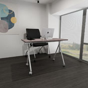 48" Folding Table, Driftwood, NFT4824H-DW