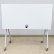 48" Folding Table, White, NFT4824H-WT