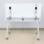48" Folding Table, White, NFT4824H-WT