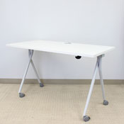 60" Folding Table, White, NFT6024H-WT