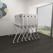 60" Folding Table, White, NFT6024H-WT