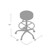 Boss Caressoft Medical/Drafting Stool in Beige, B16240-BG
