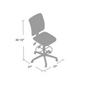 Boss Multi-Function LeatherPlus Drafting Stool, B1645