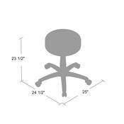 The DOT stool, Black, B210-BK