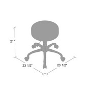 Boss Grey Caressoft Medical Stool, B240-GY