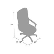 Boss High Back LeatherPlus Chair, B7301