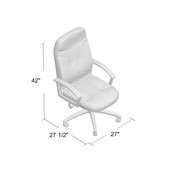 Boss High Back LeatherPlus Chair, B8401, B8401