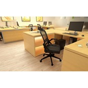 Boss Mesh Flip Arm Task Chair, B6223-BK