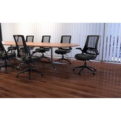 Boss Black Mesh Flip Arm Chair, B6776-BK