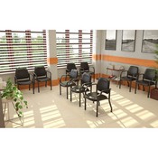 Boss Antimicrobial Guest Chair, 300 lb. weight capacity, B9591AM-BK