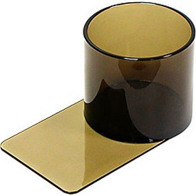 Plastic Cup Holder - Smoked (Slide Under), GCUP-201