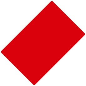RED Poker Size Cut Card, BRY003938U