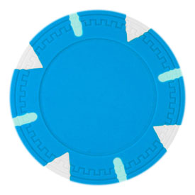 Triangle & Stick Blank 13.5g Poker Chips (25 Pack)-Lightblue, CPBLTS-LIGHTBLUE*25