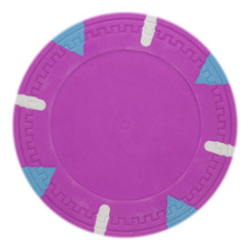 Triangle & Stick Blank 13.5g Poker Chips (25 Pack)-Pink, CPBLTS-PINK*25