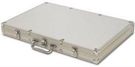 1000 Capacity Chip Case - Aluminum Hard Side, GCAS-1000-AL