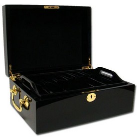 500 Ct Black Mahogany Wooden Case, GCAS-500-M