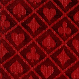 Poker Table Speed Cloth Suited Red/Black Two Tone, GCLO-452