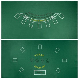 Blackjack and Texas Hold 'Em Felt, GFEL-101
