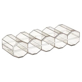 100ct Octagon Acrylic Chip Tray With Lid, GPCA-007