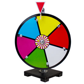 12" Color Dry Erase Prize Wheel, GPRZ-001