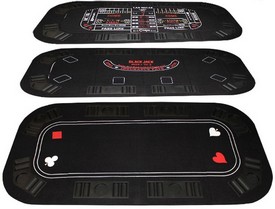 8 Players Texas Holdem Deluxe Poker Table Top 3 in 1 Table Top, GPTT-301