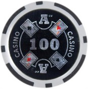 Ace Casino 14 gram - $100 Sold by the Roll25 pcs. per Roll, CPAC-$100*25
