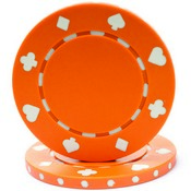 ORANGE 11.5 Gram SUITED Chip  Sold by the Roll, CPSP-ORANGE*25