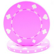 PINK 11.5 Gram SUITED Chip  Sold by the Roll, CPSP-PINK*25